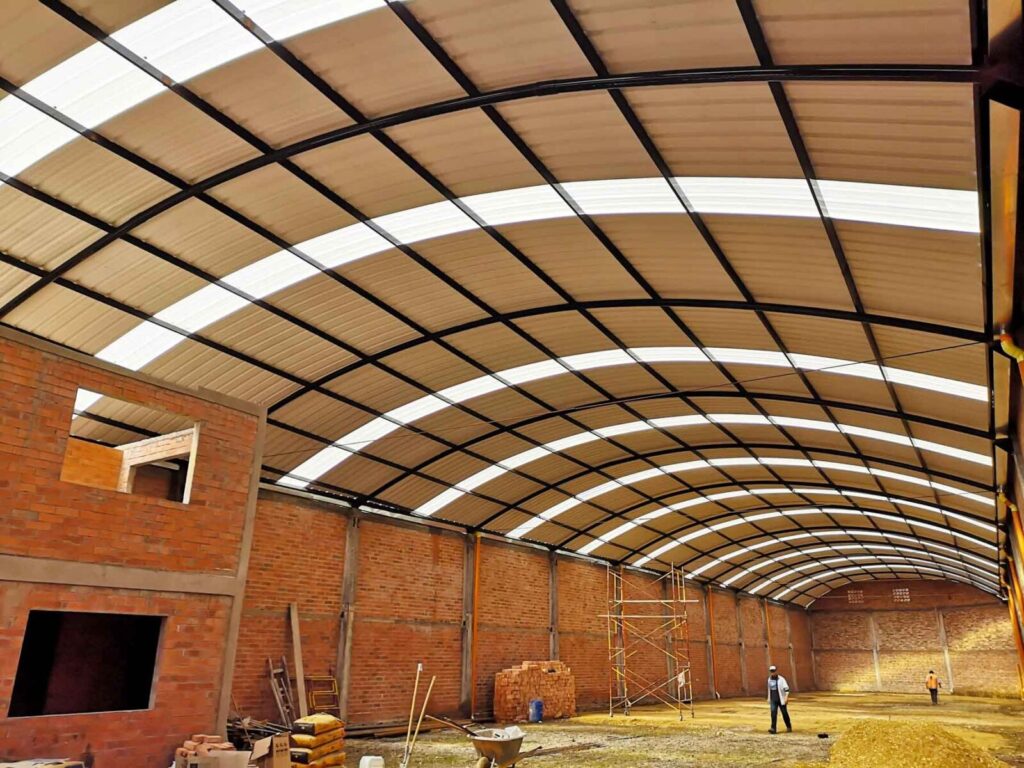 Instalacion de cubiertas termoacusticas